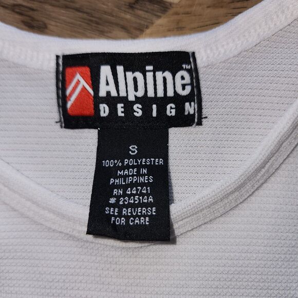 Alpine Design Women's White Exercise Tank Top Sz S - Picture 5 of 6